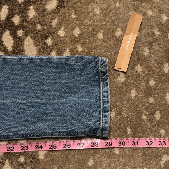 Reformation Liza Ultra High Rise Straight Jeans Malta 24 NWT - Picture 7 of 9